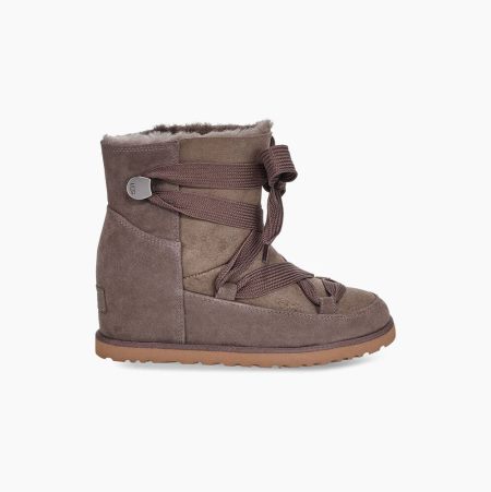 UGG Classic Femme Lace-up - Boots Dame - Brune (NO-E821)